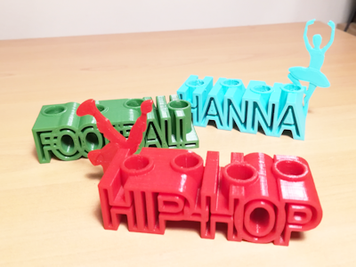 Personalized Pencil \u0026 Pen Holders - 3D. 