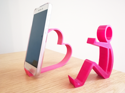Unique 3D Printed Desk Phone Holders Unique 3D Printed Cellular Phone Holders